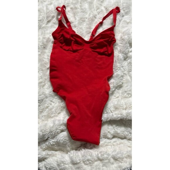 SKIMS Red Sculpting Bodysuit medium